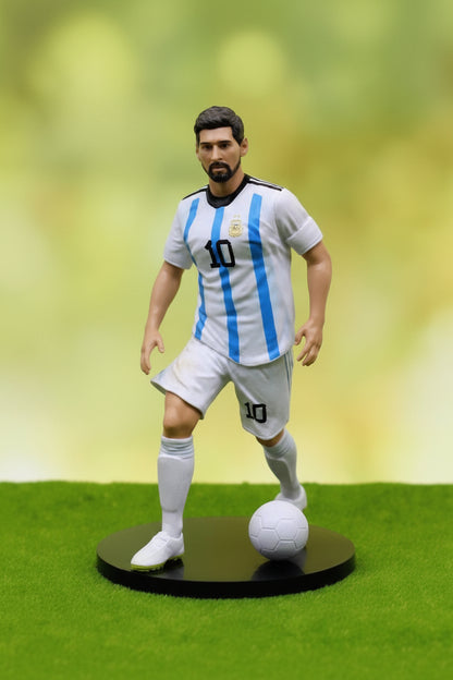 Lionel Messi figure, Argentina soccer toy, World Cup Messi, Messi action figure, soccer player collectible, Argentina jersey toy, Messi SAHANA GIFTS & STATIONARY