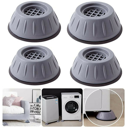 Anti-Vibration Pads for Washing Machine & Dryer Shock-Absorbing Noise-Reducing Stabilizer Feet