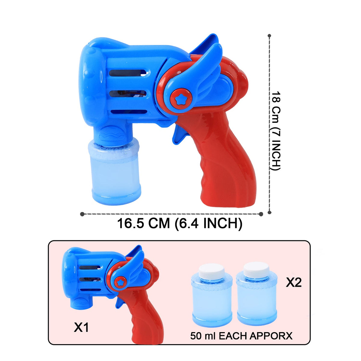 Rechargeable Bubble Gun Toy For Kids (1 Set) HP DD