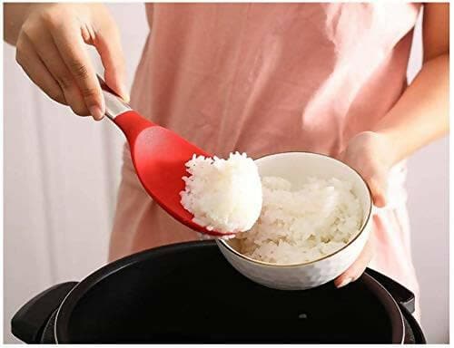 P-plus international stainless steel silicone rice spoon - HalfPe