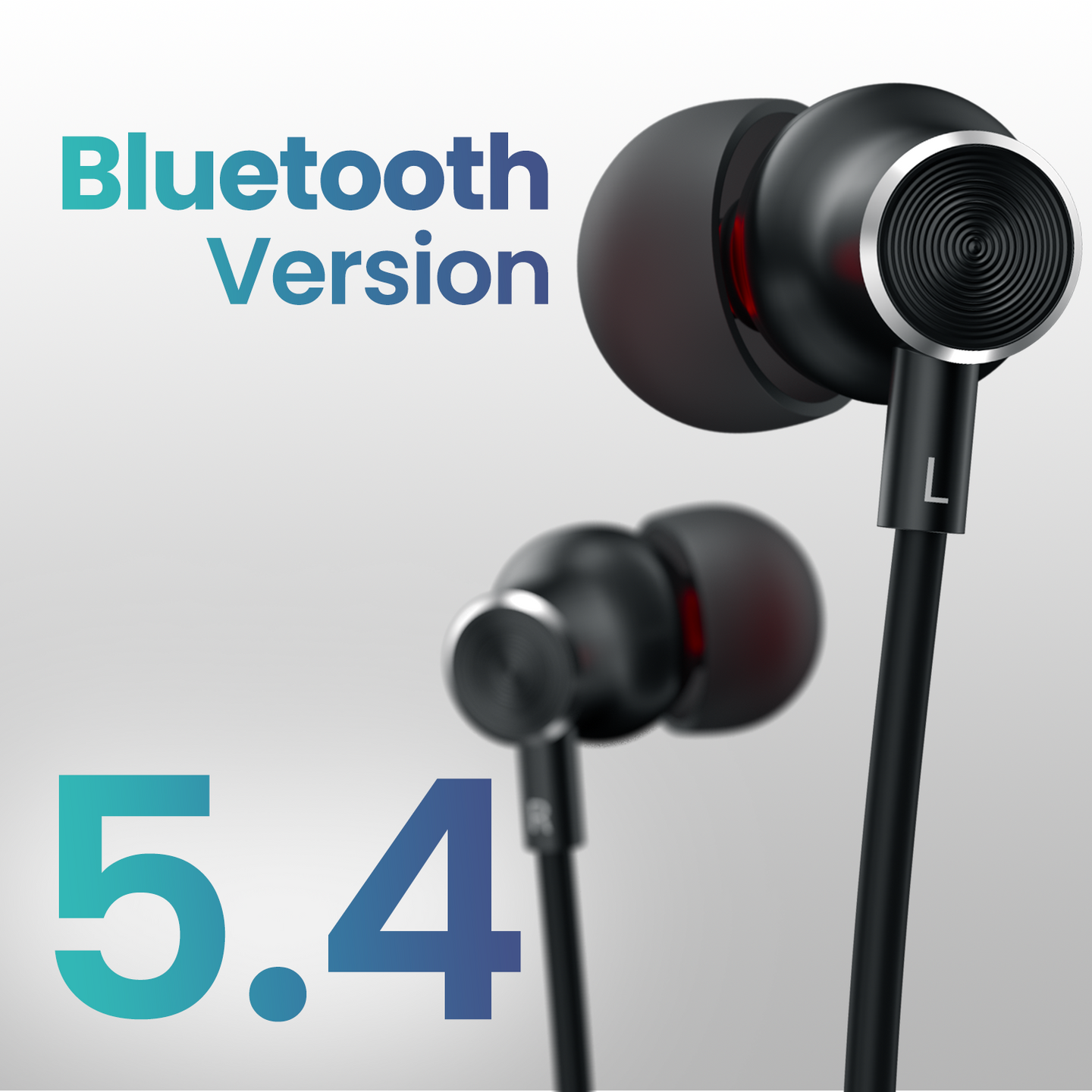 Portronics Harmonics Y3 in Ear Bluetooth Neckband with Upto 40 Hours Playtime & in Line HD Mic, Dual Pairing, Gaming/Music Mode, Low Latency, Bluetooth Version 5.4V, Type C Fast Charging(Black)