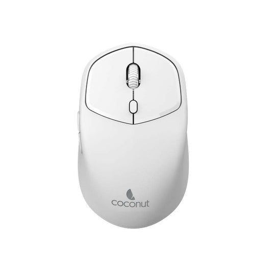 Jade Wireless Mouse + Bluetooth(White) - HalfPe