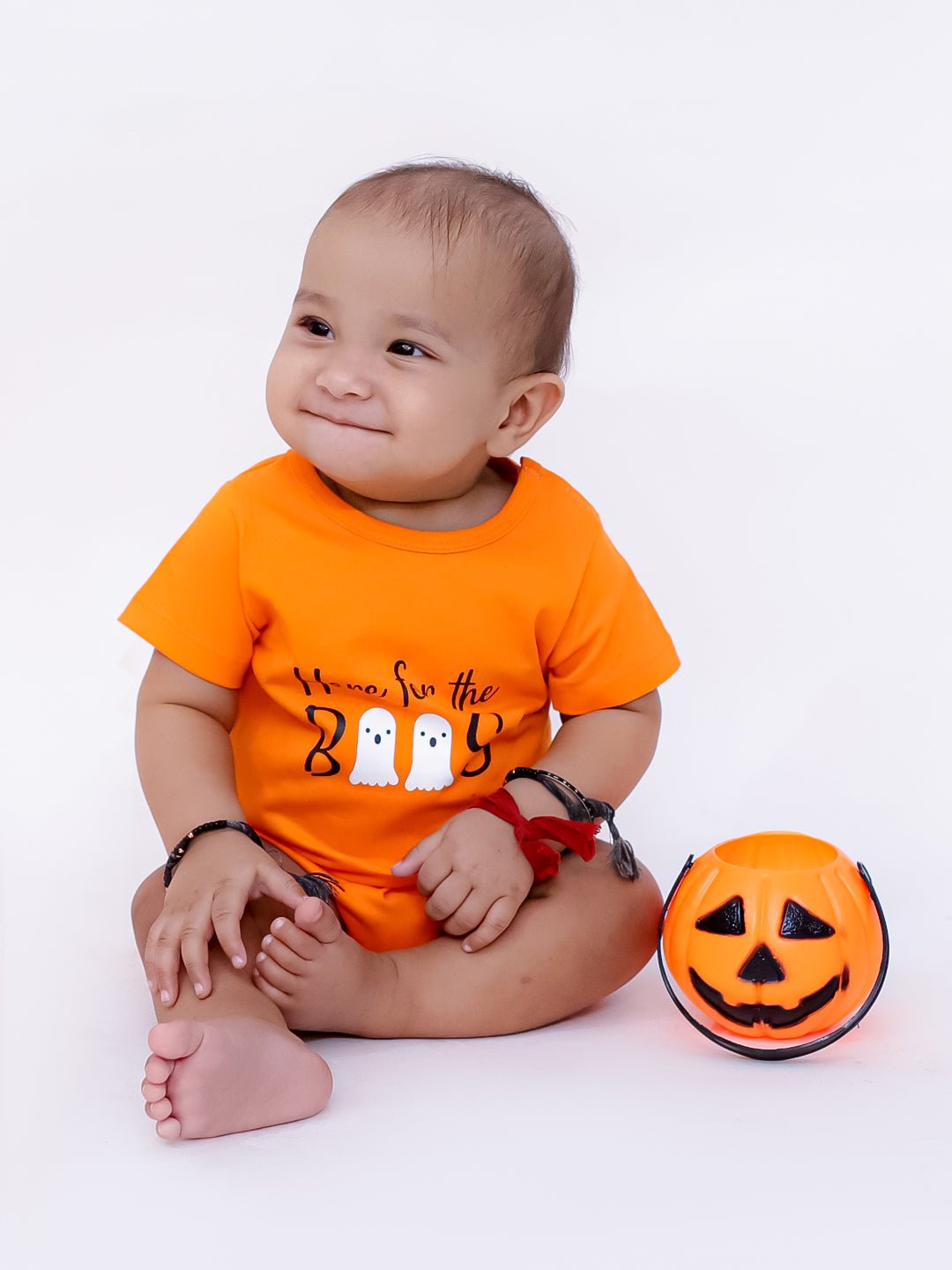 Here for Boos Family Baby Onesie - TWN - SC - HRFBSBY - PM