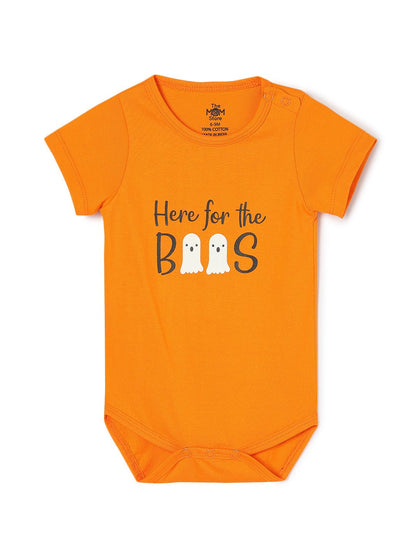 Here for Boos Family Baby Onesie - TWN - SC - HRFBSBY - PM