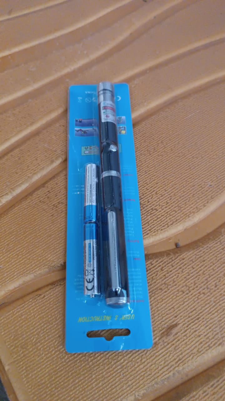 High-power Laser Pointer Pen With 2 Aa Batteries (1 Set) HP DD