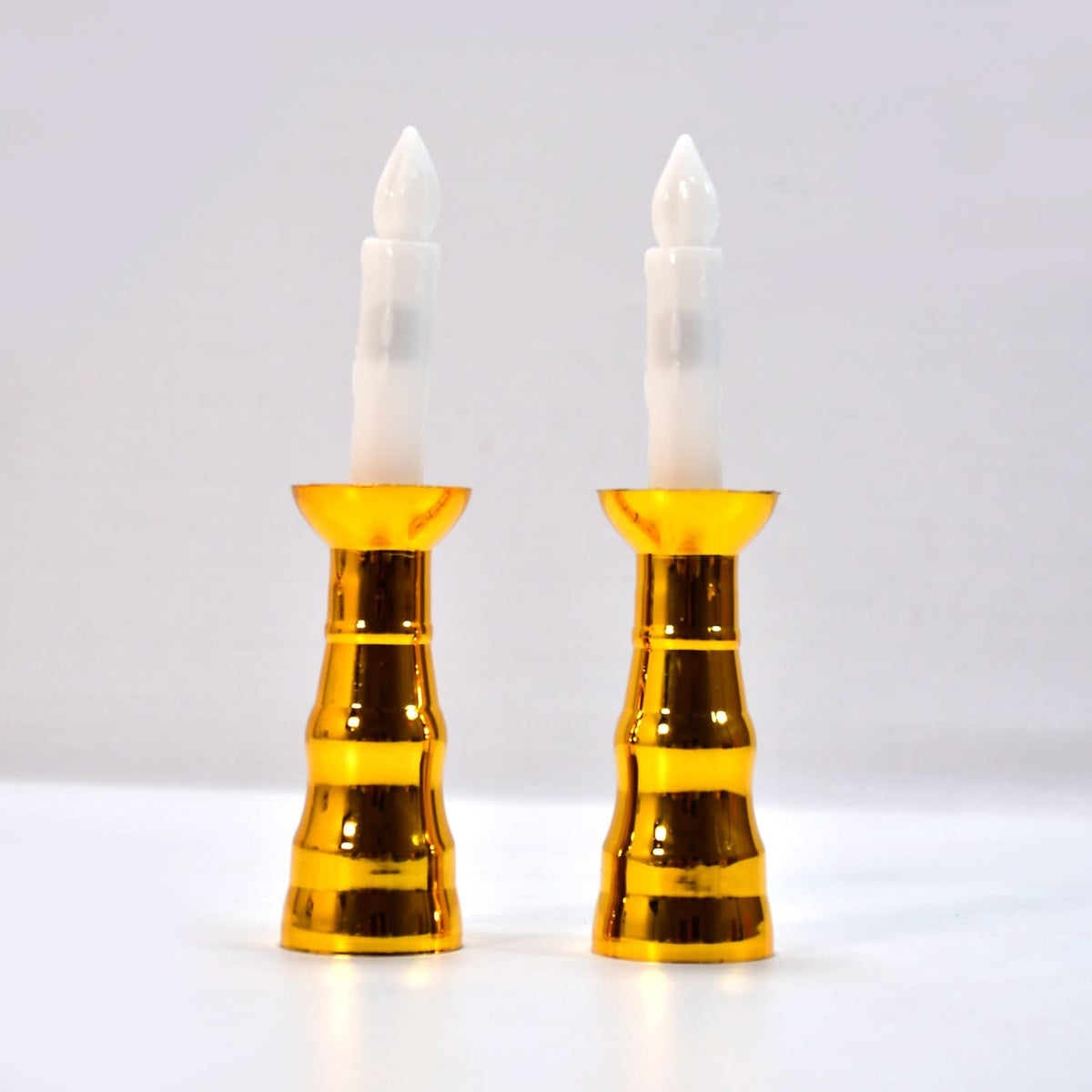 2pcs LED Flameless Candle Lights for Indoor, Wedding & Party Decor HP DD
