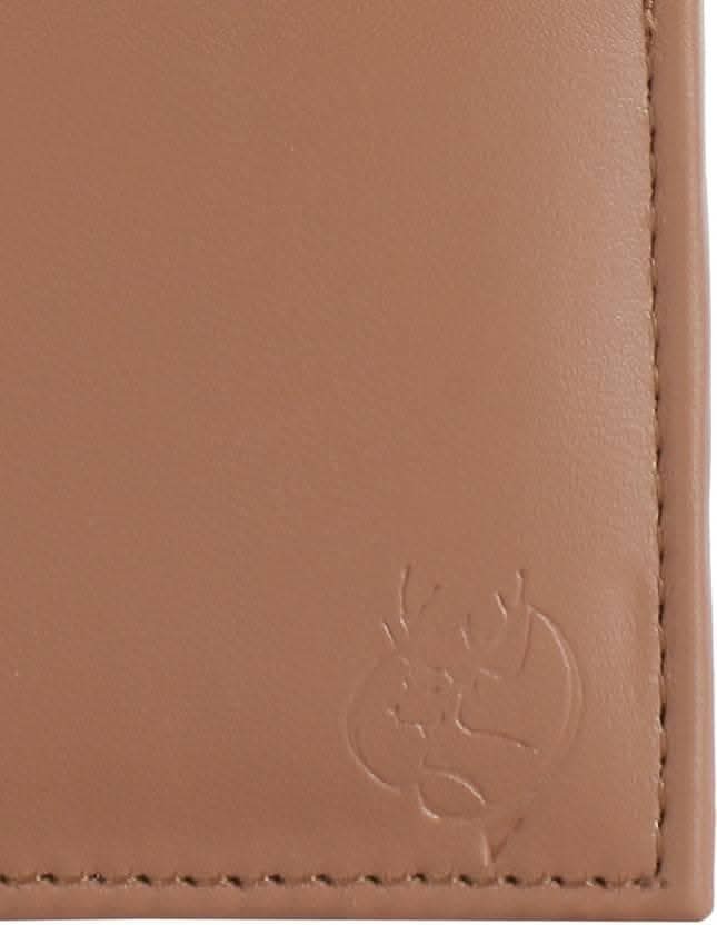 ZEVORA Men & Women Casual Tan Artificial Leather Wallet - HalfPe
