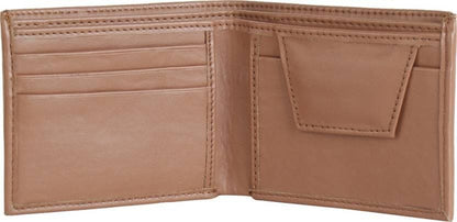 ZEVORA Men & Women Casual Tan Artificial Leather Wallet - HalfPe