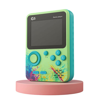 G5 500 in 1 Retro Video Game Box, Best Gift for Kids, 500 Games Like Contra, Tank, Bomber Man, Etc., Handheld Classic Game PAD Can Play On TV, Only for 1 Player