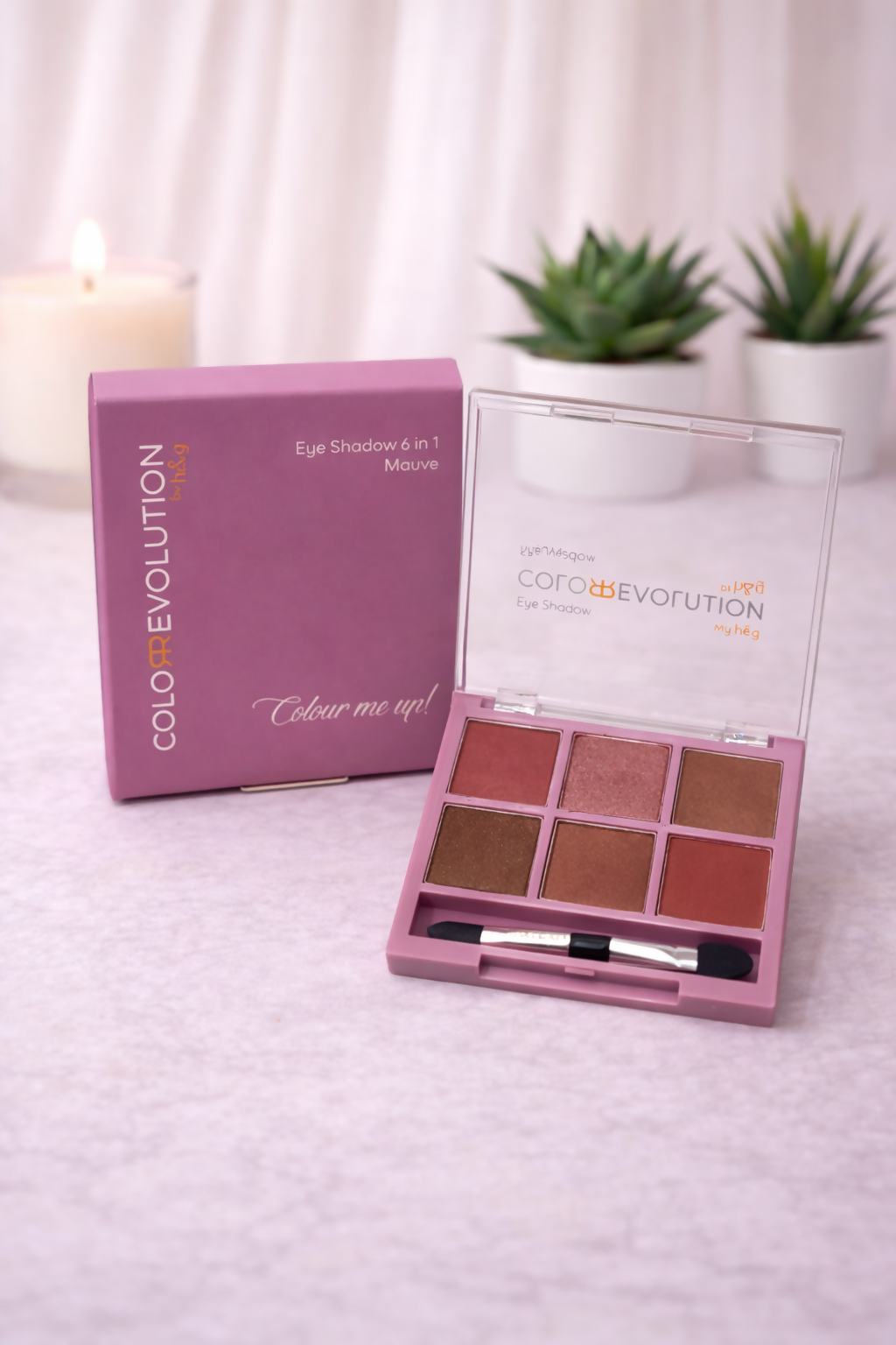 Color Revolution eyeshadow 6 in 1 Mauve - Colour me up