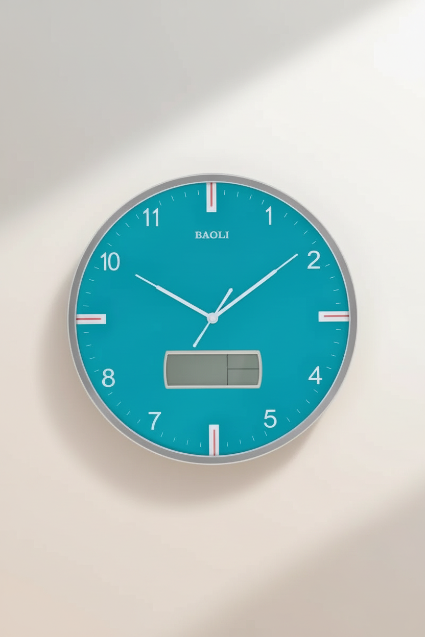 Premium Clock Plastic Analog Wall Clock - 32 cm SUPER