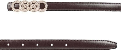 ZEVORA Women Party, Casual, Evening, Formal Brown Genuine Leather Belt - HalfPe