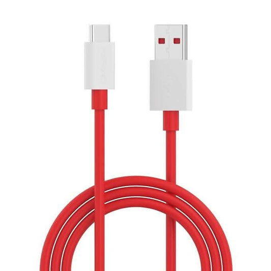 Portronics Konnect Dash Pro 65W USB-C Fast Charging Cable, 6A Output, 480Mbps Sync (Red, length: 1 meter)