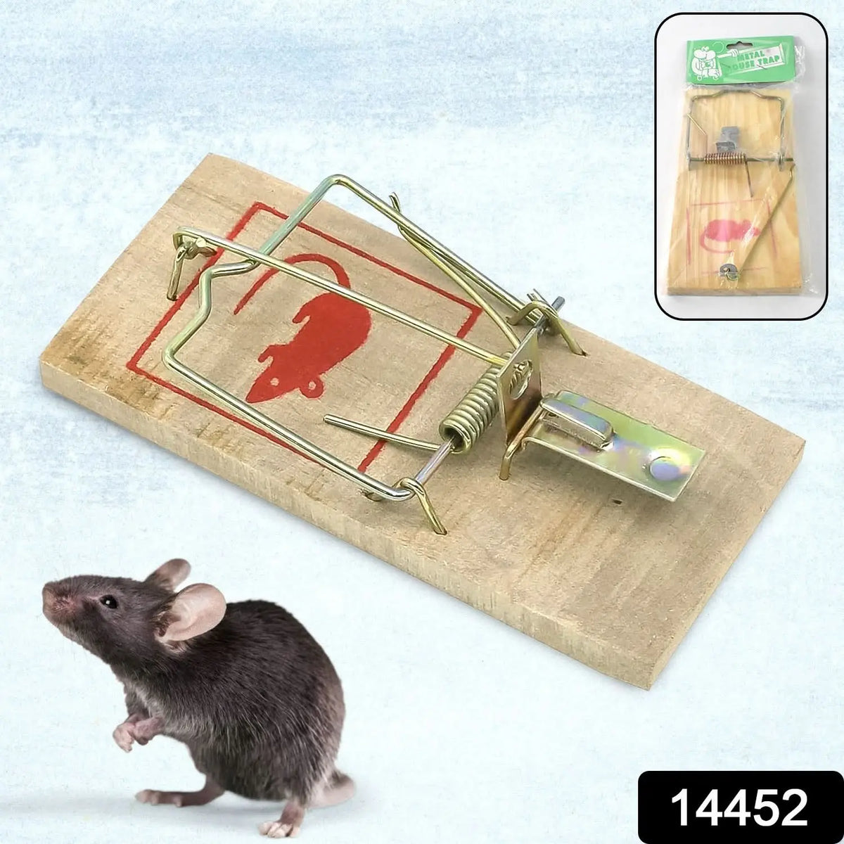 Wooden Mouse Rat Traps (1 Pc) HP DD