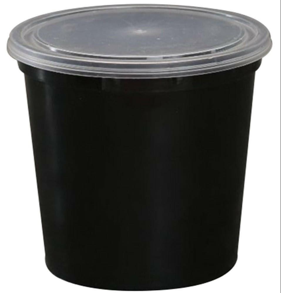 Reusable Plastic Storage Containers (Pack of 100, 1000 ML) - HalfPe