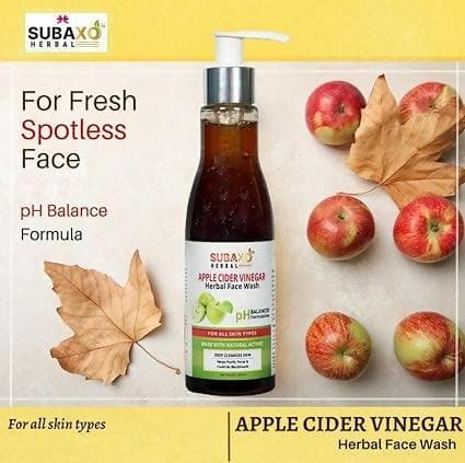 SUBAXO Onion Shampoo (120 ml) & Apple Cider Vinegar Face Wash (200 ml,Combo) - HalfPe