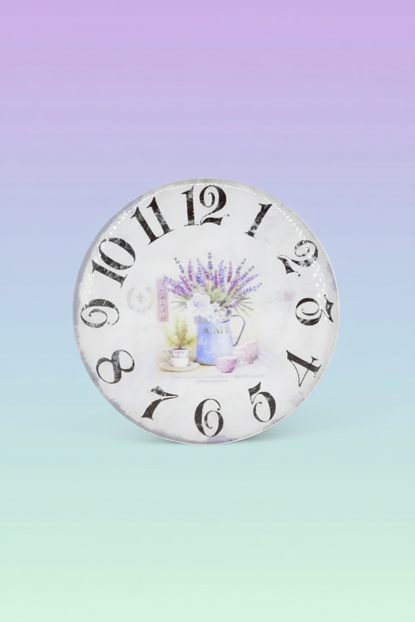 Plastic Magnetic Fridge Sticker (Floral Printed) - 1 pc (Assorted colors) SUPER