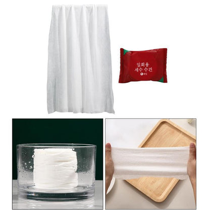 Compressed Towels Portable Disposable Compressed Cotton Coin Tissue Towel For Travel Camping Hiking Sport Beauty Salon Home Hand Wipes (28x40 Inch)