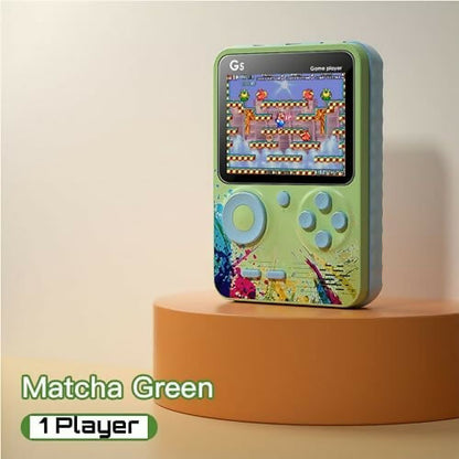 G5 500 in 1 Retro Video Game Box, Best Gift for Kids, 500 Games Like Contra, Tank, Bomber Man, Etc., Handheld Classic Game PAD Can Play On TV, Only for 1 Player