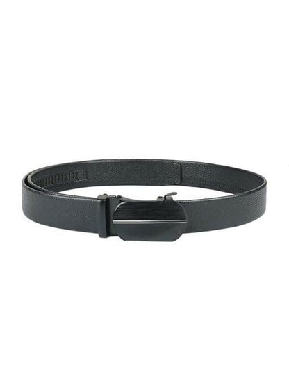 ZEVORA Men's Leather Auto Lock Buckle Belt - HalfPe