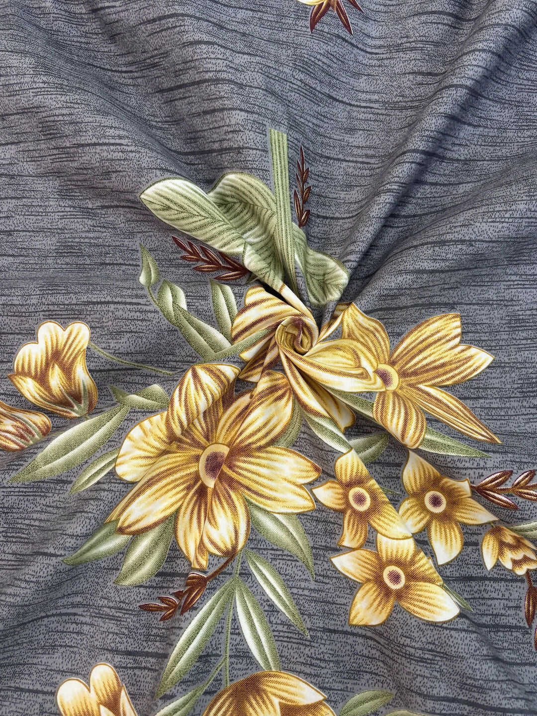 GAURA Elegant Floral Micro Polyester Double Bedsheet Set PANCHAJANYA FASHIONS