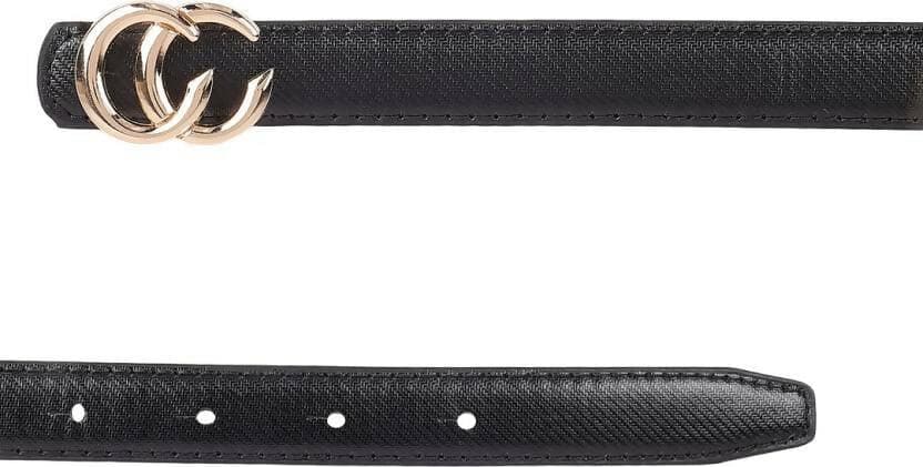 ZEVORA Women Casual, Evening, Formal Black Genuine Leather Belt - HalfPe