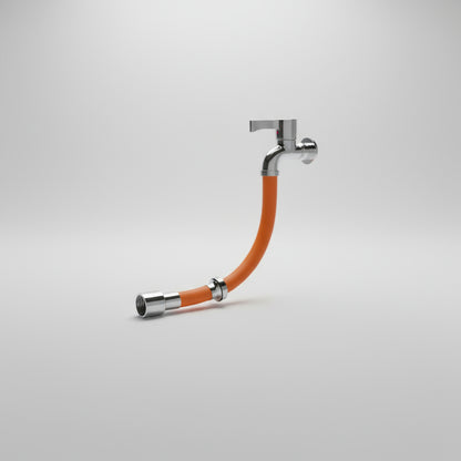 Flexible Water Tap Extender Universal Foaming Extension Tube With Connector 360 Free Bending Faucet Extender Adjustable Sink Drain Extension (18cm)