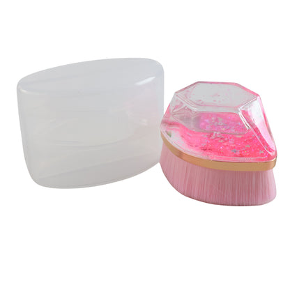 Glitter Cosmetic Brush with Starry Gel Base – Perfect for Makeup and Skincare Application(1 Pc)