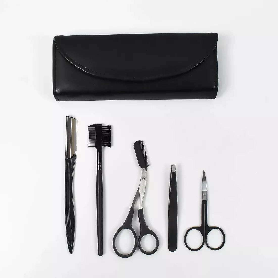Eyebrow Kit 5 In 1 Tweezers For Eyebrows (1 Set) ABHI Mobiles