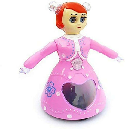 Magical Rotating Angel Doll with Flashing Lights & Music for Girls