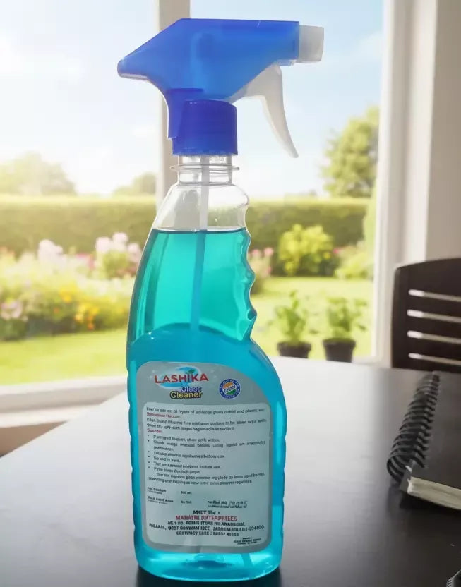 Lashika Glass Cleaner – Streak-Free Shine with Brightening Action (500 ml) Mahathi Enterprises