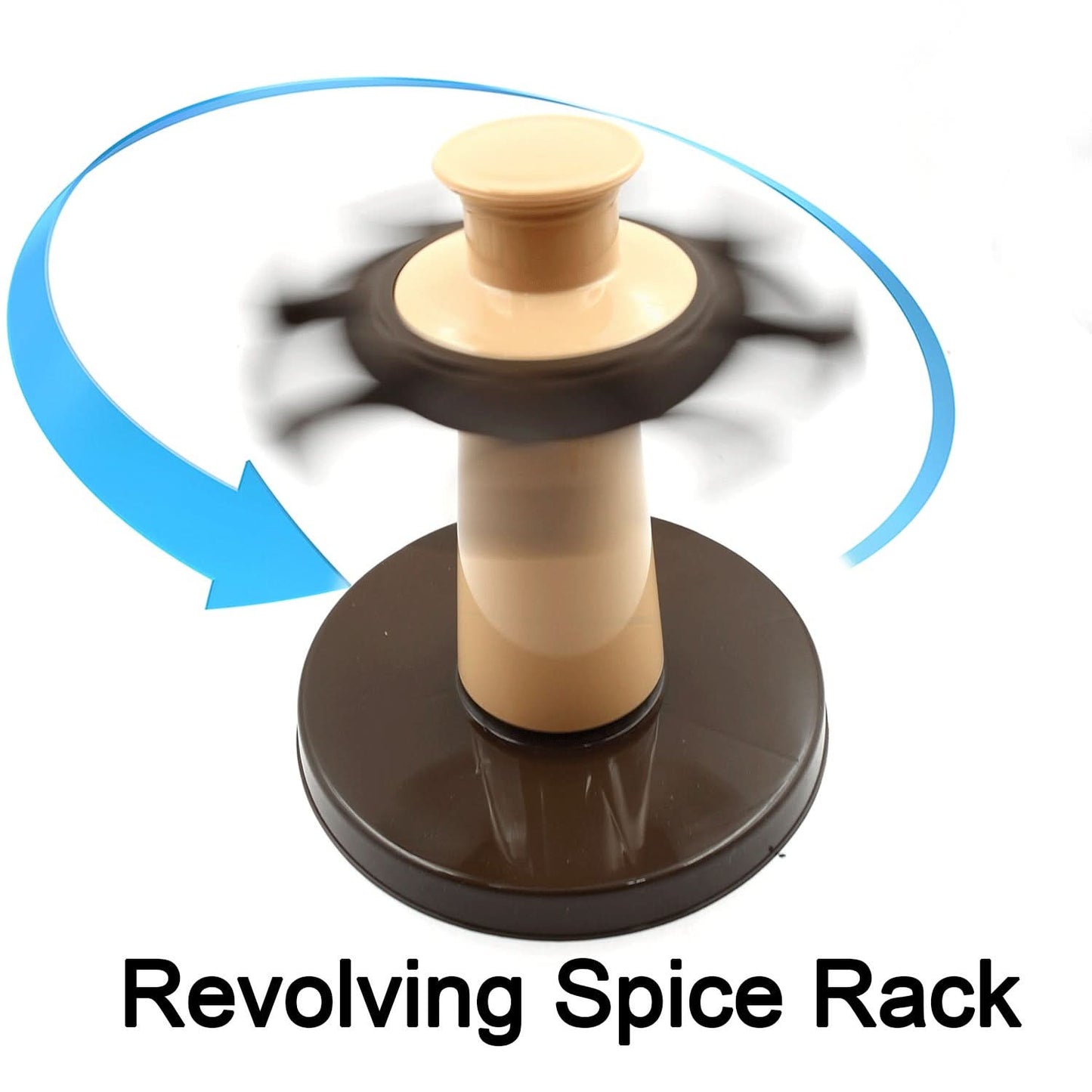 360° Revolving Spice Rack 8 Jar Seasoning Organizer for Kitchen