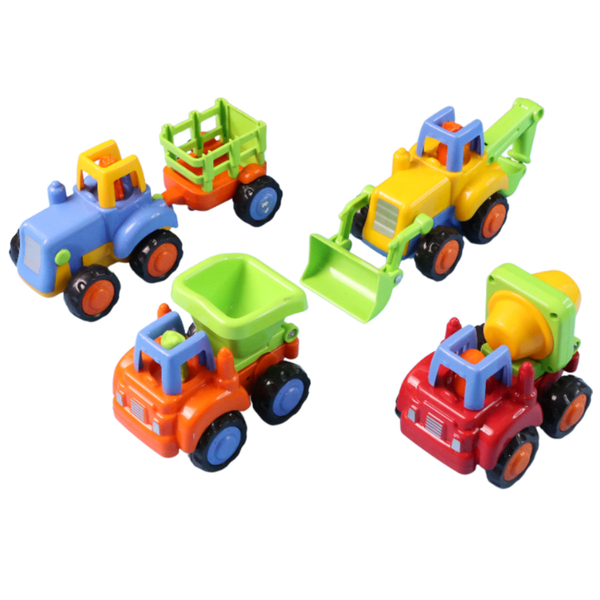 Funwoods Construction Vehicle Toy Set For Kids  (4 Pc)