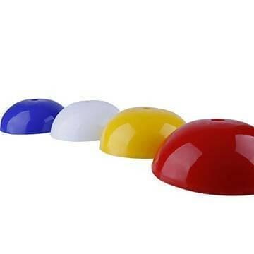 Odear Dome Marker Set, Multi Purpose Cones Bright Sports Games Training Space Marker Field (12 PCS) - HalfPe