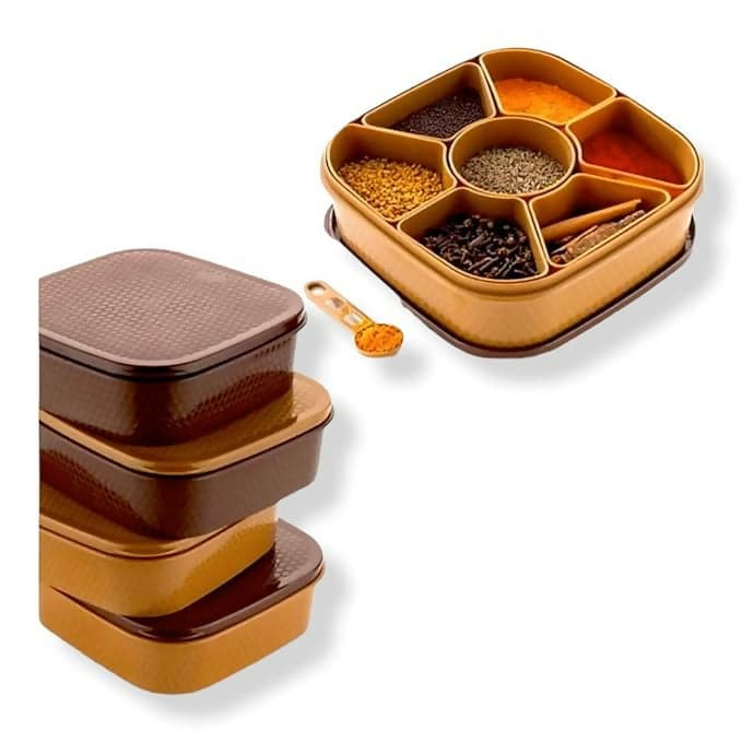 Masala Rangoli Box Dabba for keeping Spices