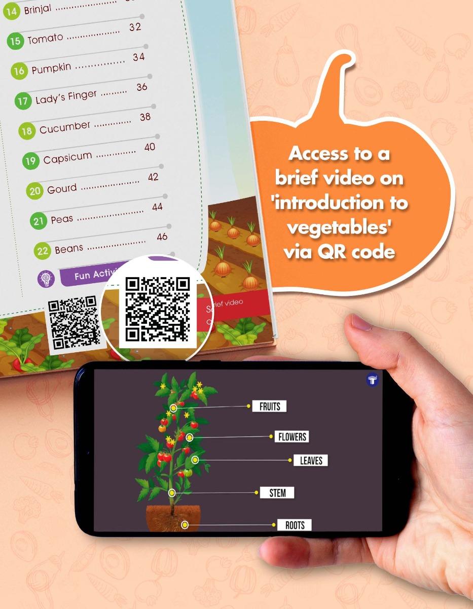 Vegetables Information Book for Kids | Early Learning Activity Book - Image 3