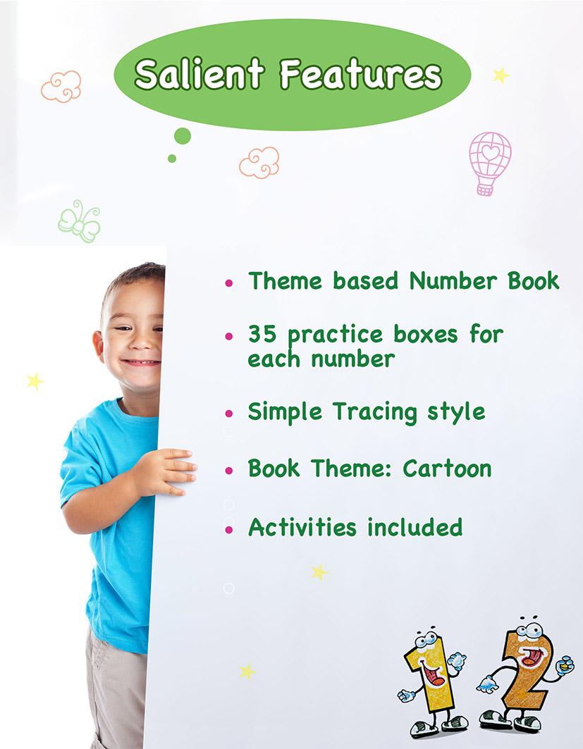 Number Writing Book Part D (1-100) for Kids 3-5 Years - Image 2