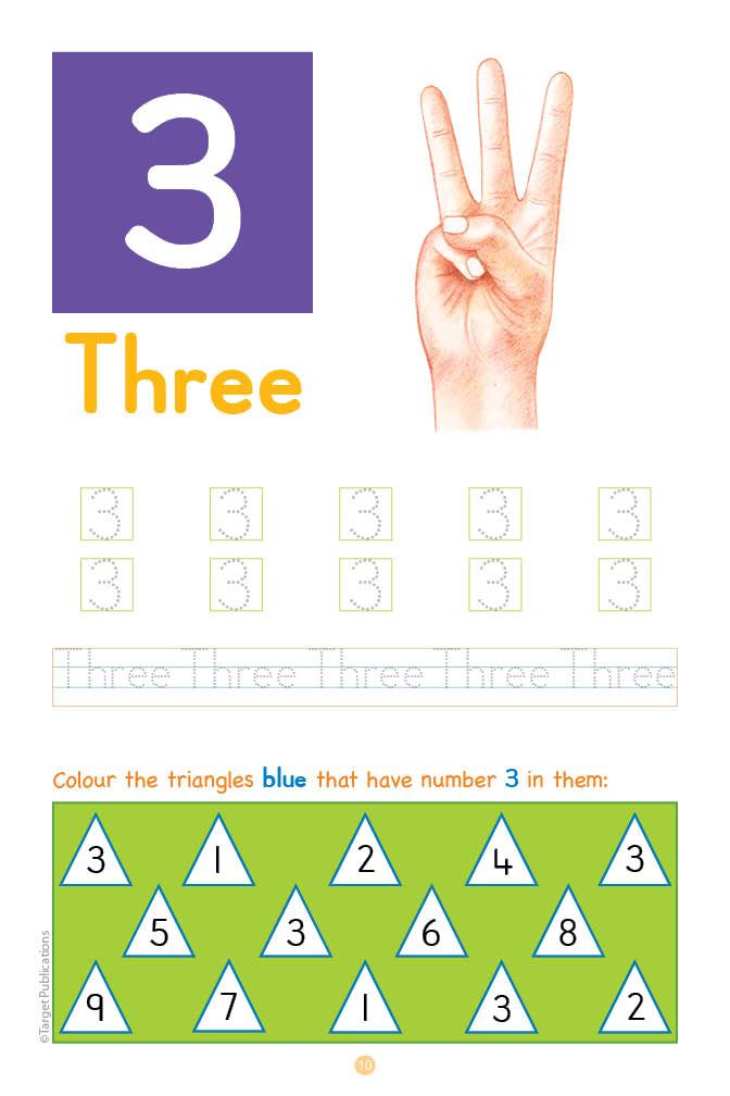 Count & Write Numbers Book A (1-10) for Kids 3-5 Years - Image 3
