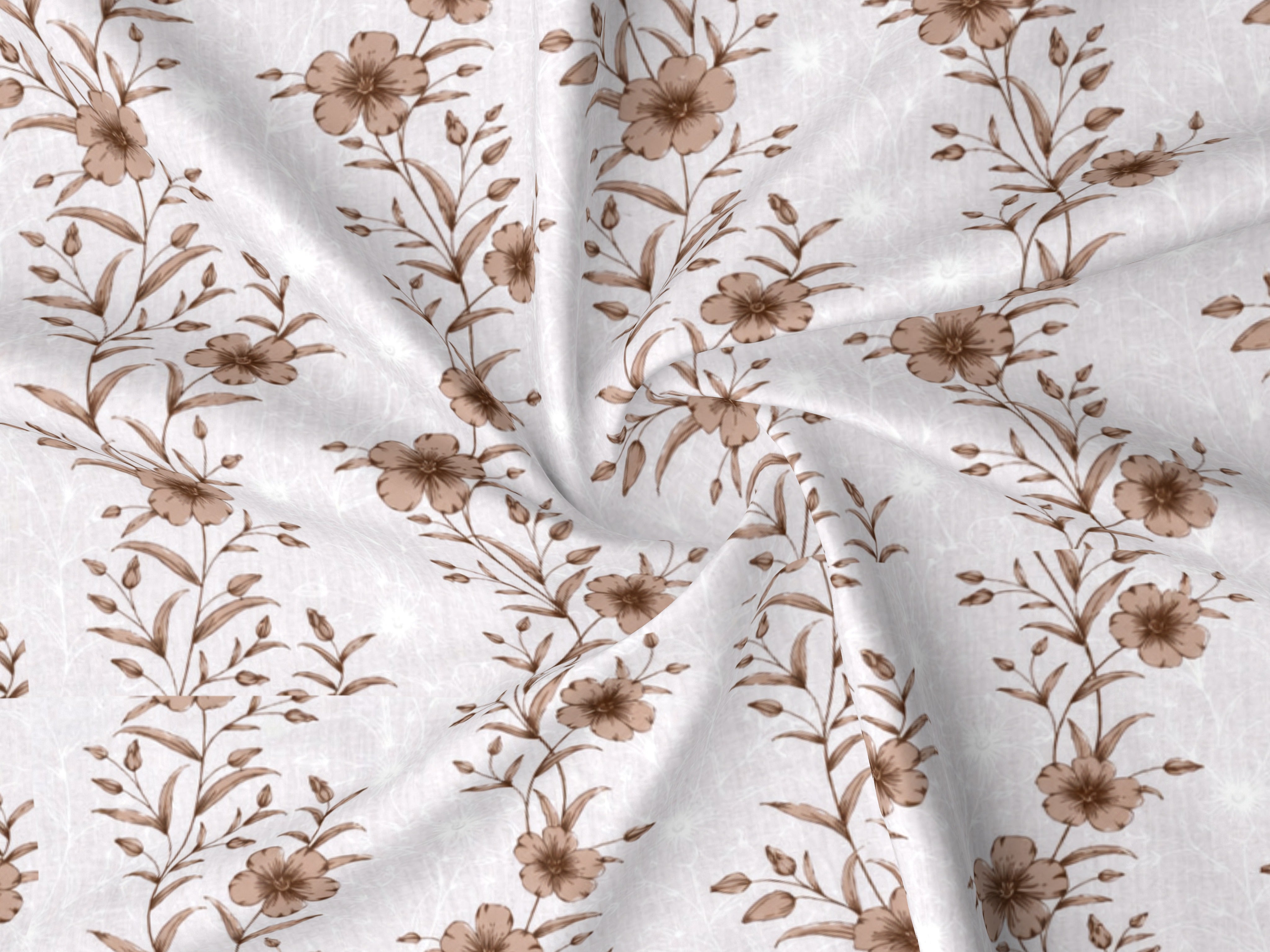Petal 100% Pure Cotton Collection Percale Super King Bedsheet With 2 Pillow Covers