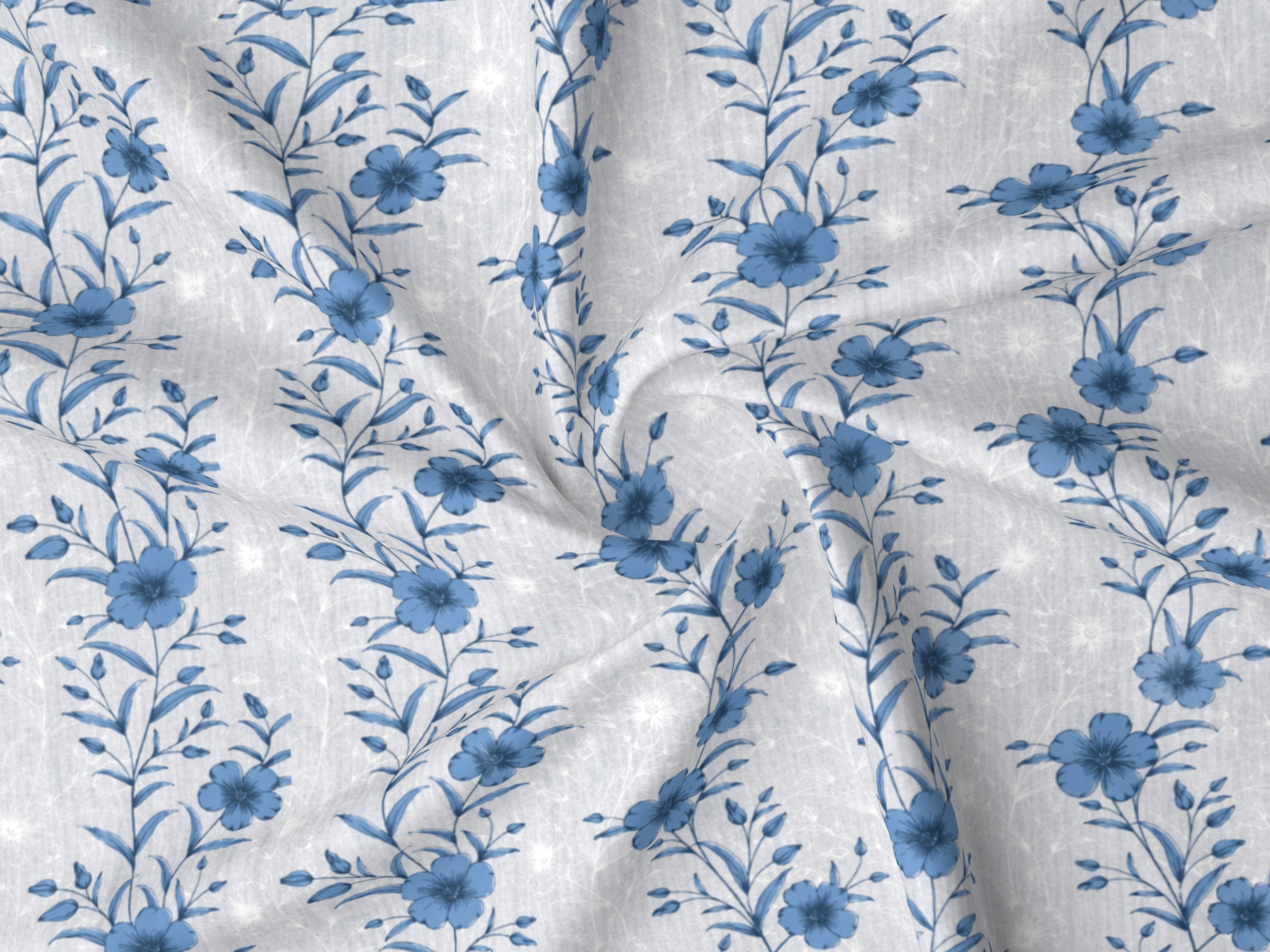 Petal 100% Pure Cotton Collection Percale Super King Bedsheet With 2 Pillow Covers