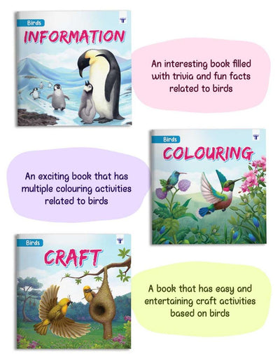 Activity Book Kit for Kids | My Early Learning Book of Birds - Image 2