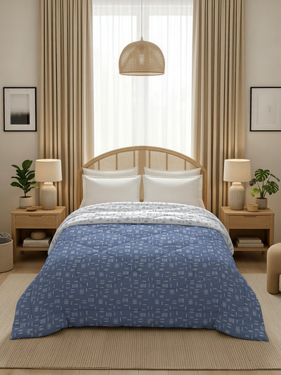 Quirky Home Oxford Collection 2 Kg King Bed Reversible Comforter | AC Blanket