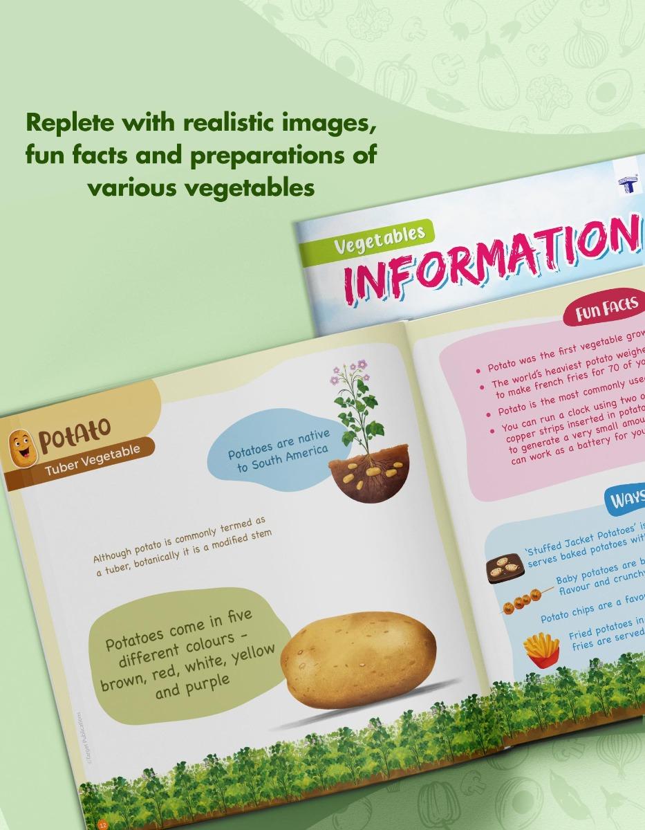 Vegetable Learning Book Kit for Kids | Sticker Activity Book - Image 4