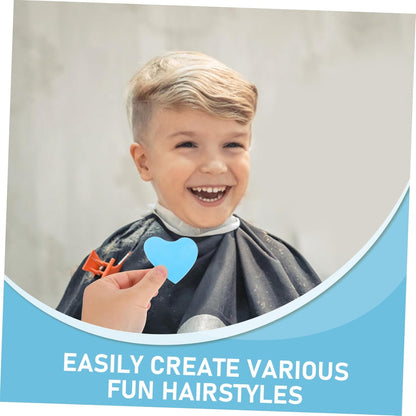 Haircut Design Stencil Set – 6-in-1 Safe Hair Trimmer Molds for Creative Styling, Clean Hairline Shapes & Quick Fade