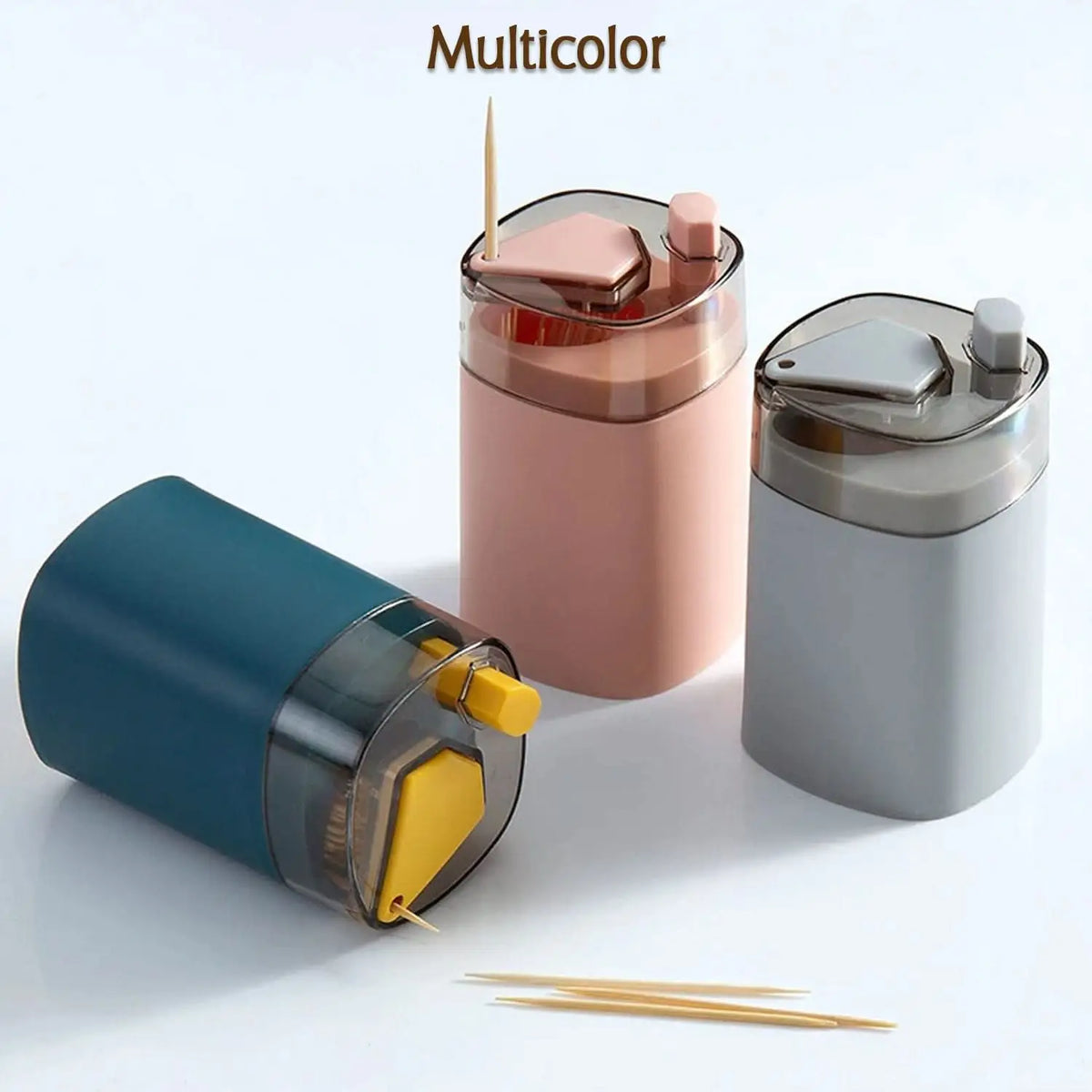 Automatic Toothpick Dispenser – Pop-Up Holder for Kitchen & Restaurant HP DD
