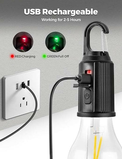 Rechargeable Camping Lights, Waterproof LED Tent Lights with USB Cable - HalfPe