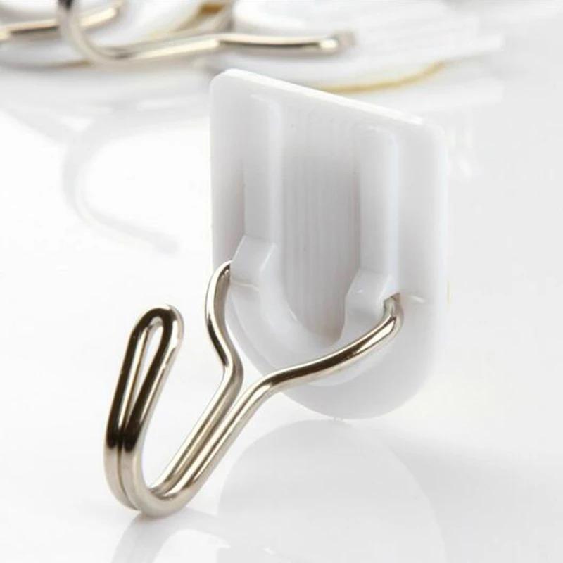 Adhesive Sticker Abs Plastic Hook Towel Hanger For Kitchenbathroom