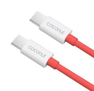 C15 Dash/Warp - USB C to Type C Cable - 1M (Coconut) - HalfPe