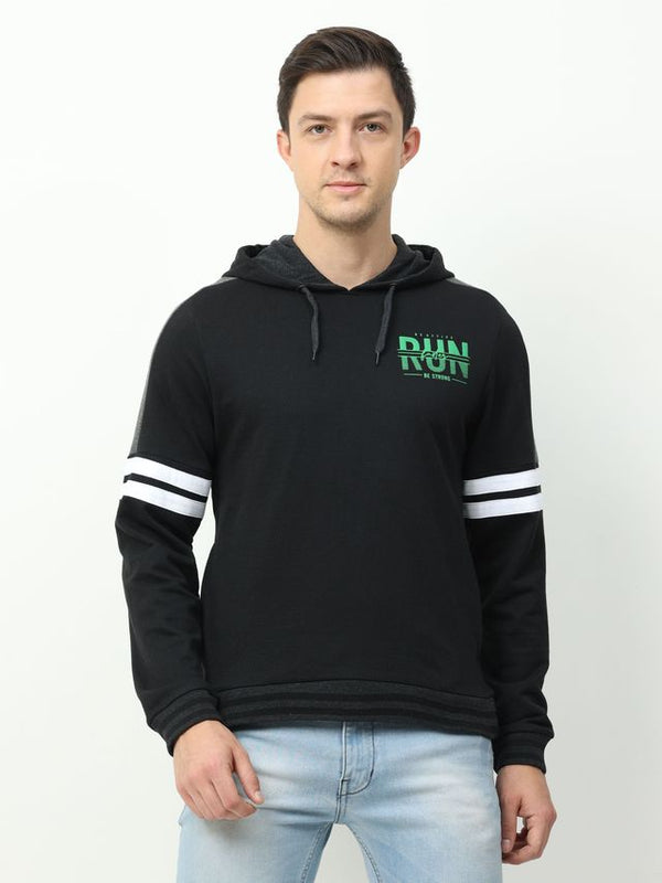ARDEUR Mens Self Design Hoodie AH05 ARDEUR