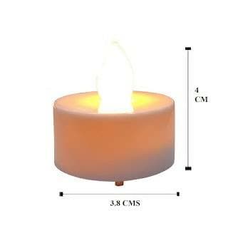 Battery Operated LED Candle Light Diwali Decoration(Pack of 24) - HalfPe